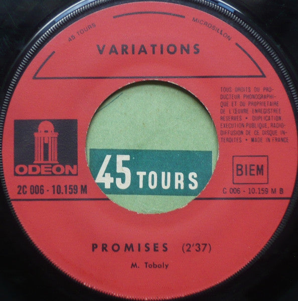 Variations (2) : Come Along / Promises (7")