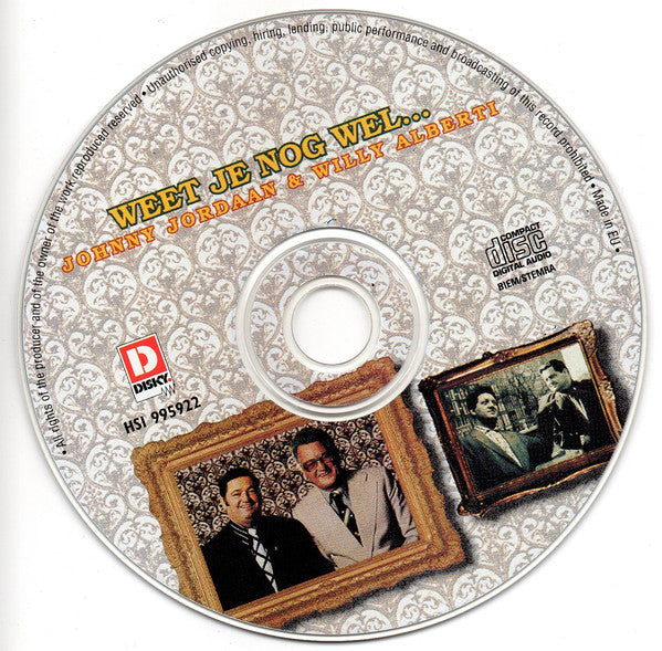Johnny Jordaan : Weet Je Nog Wel (CD, Album)