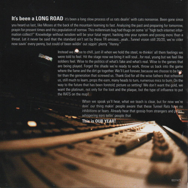 Tunnel Rats : Tunnel Vision (CD, Album)