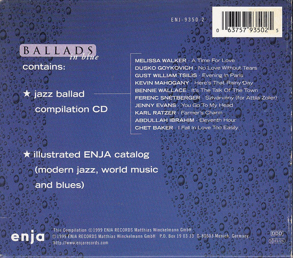 Various : Ballads In Blue (CD, Comp, Sli)