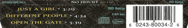 No Doubt : Just A Girl (CD, Single)