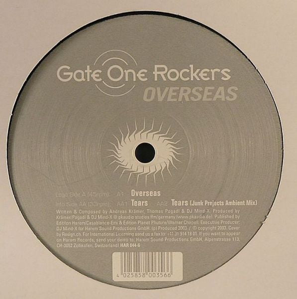 Gate One Rockers : Overseas (12")