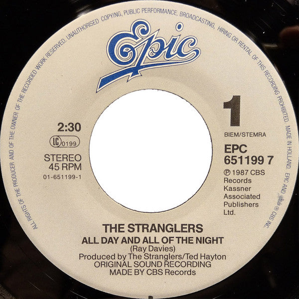 The Stranglers : All Day And All Of The Night (7", Single)