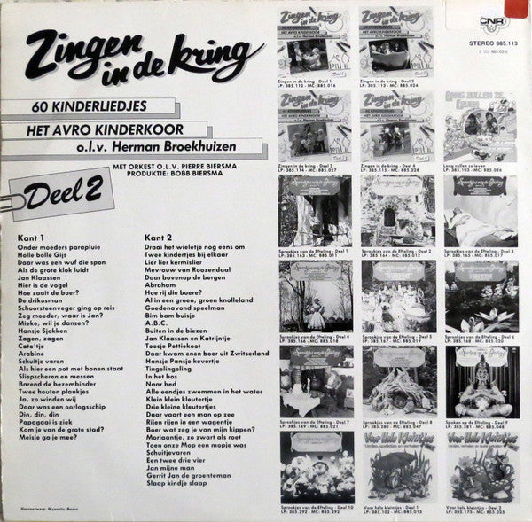 Kinderkoor Jacob Hamel o.l.v. Herman Broekhuizen : Zingen In De Kring - Deel 2 (LP, Album)