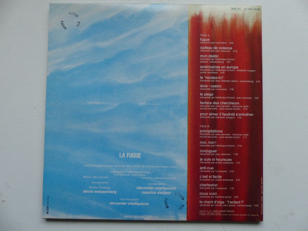Alexis Weissenberg : Comédie Musicale "La Fugue" (LP, Album, Gat)