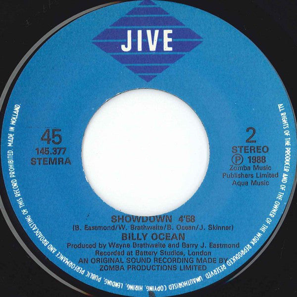 Billy Ocean : Get Outta My Dreams, Get Into My Car (7", Single)