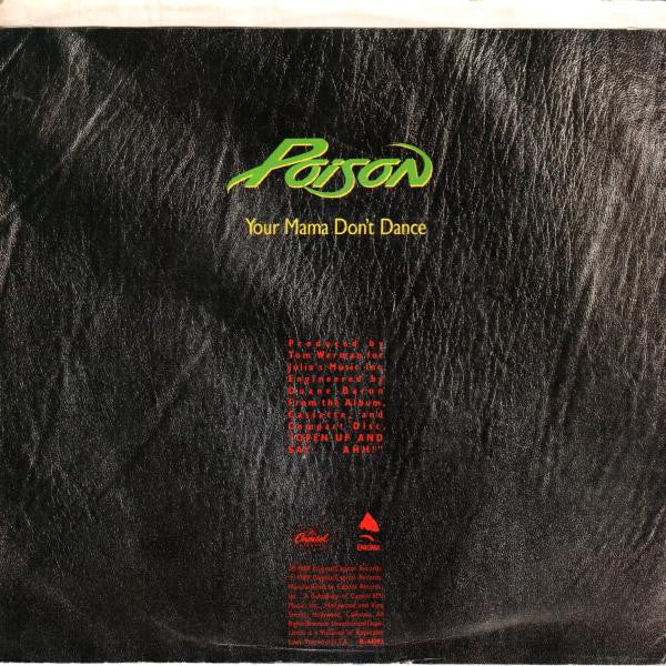 Poison (3) : Your Mama Don't Dance (7", Single)