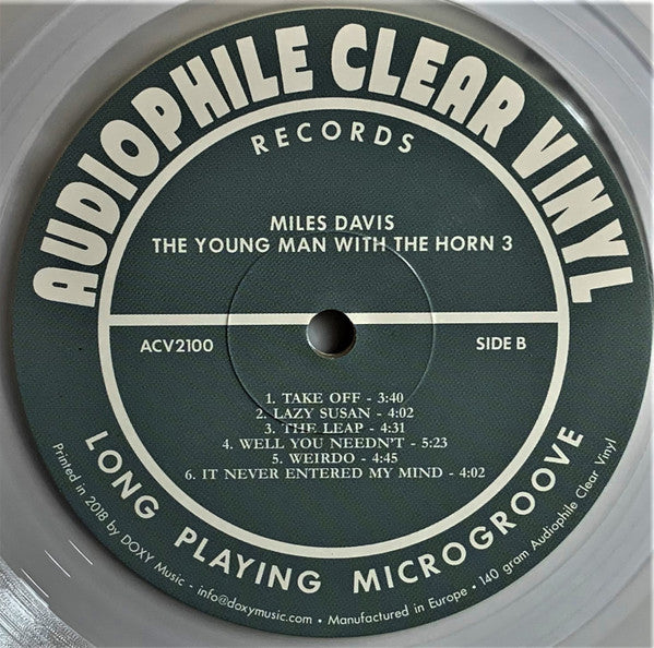 Miles Davis : Young Man With The Horn Vol. III (LP, Comp, Num, Cle)