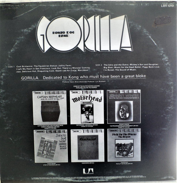 Bonzo Dog Doo-Dah Band : Gorilla (LP, Album, RE)