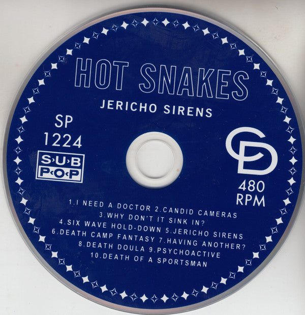 Hot Snakes : Jericho Sirens (CD, Album)