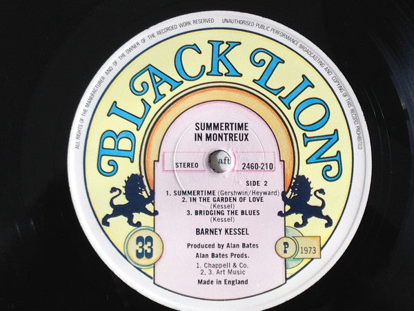 Barney Kessel : Summertime In Montreux (LP, Album)