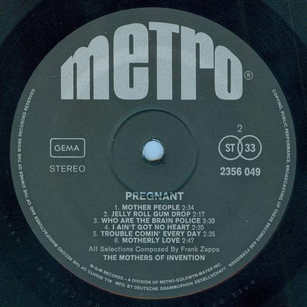 The Mothers : Pregnant (LP, Comp)