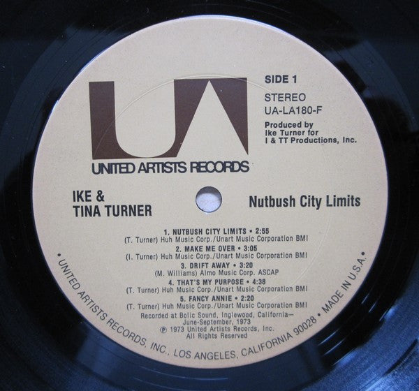 Ike & Tina Turner : Nutbush City Limits (LP, Album)