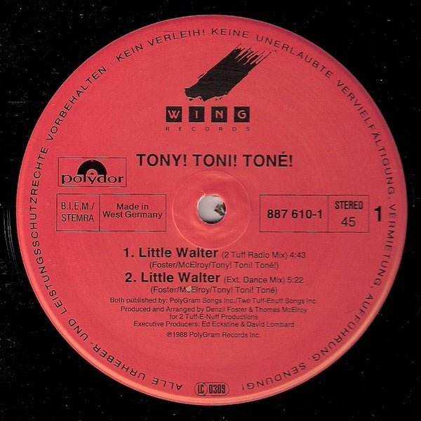 Tony! Toni! Toné! : Little Walter (12", Maxi)