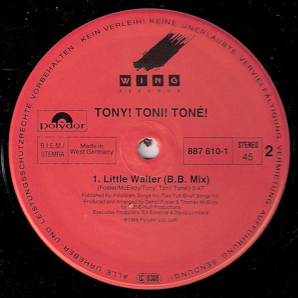 Tony! Toni! Toné! : Little Walter (12", Maxi)