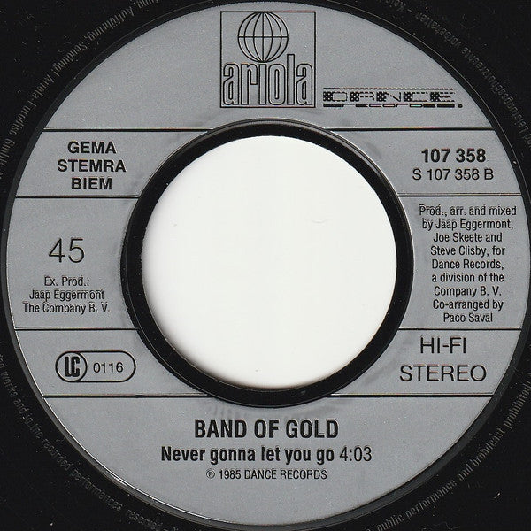 Band Of Gold : This Is Our Time (7", Single)