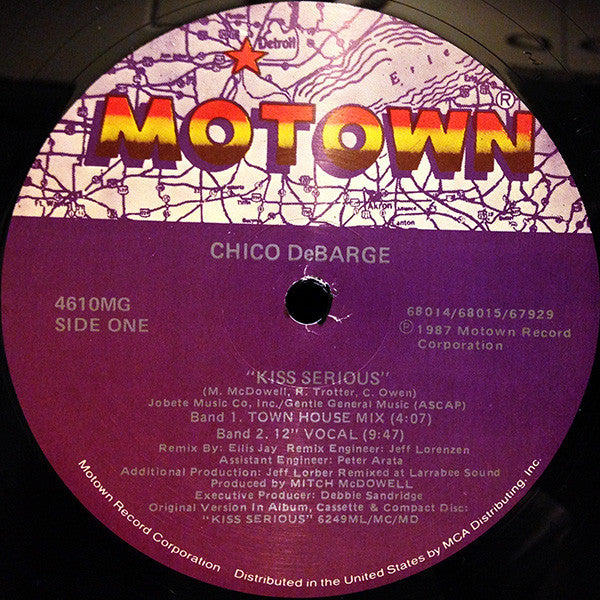 Chico DeBarge : Kiss Serious (12")