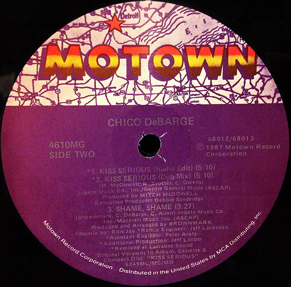 Chico DeBarge : Kiss Serious (12")