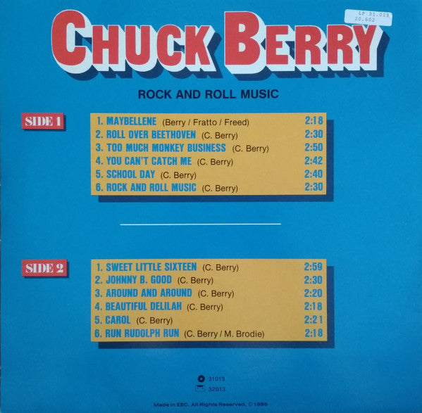 Chuck Berry : Rock And Roll Music (LP, Comp)