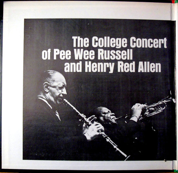 Pee Wee Russell And Henry "Red" Allen : The College Concert Of Pee Wee Russell And Henry Red Allen (LP, Album, RE, Gat)