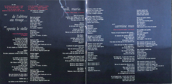 Emma Shapplin : Carmine Meo (CD, Album)
