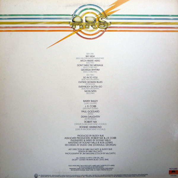 Atlanta Rhythm Section : A Rock And Roll Alternative (LP, Album, Pit)