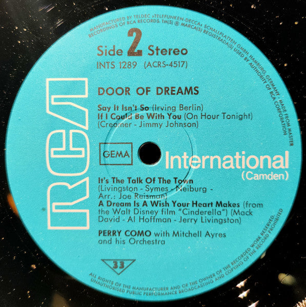 Perry Como : Door Of Dreams (LP, Album)