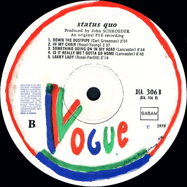 Status Quo : Status Quo (LP, Comp)