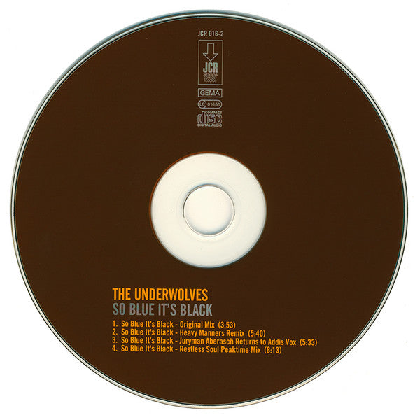 The Underwolves : So Blue It's Black (CD, Maxi)