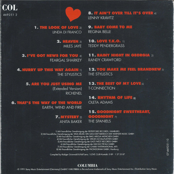 Various : Mr. Knister & Dr. Love - Love Club Vol. 1 (CD, Comp)