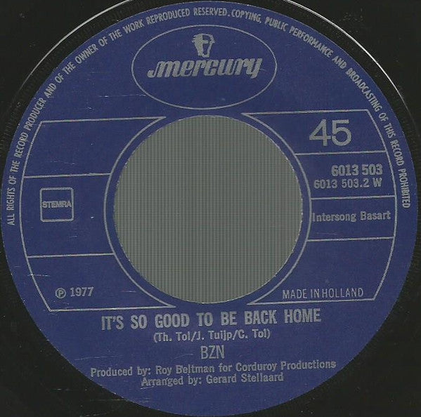 BZN : The Clown (7", Single)