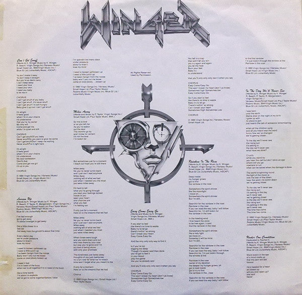 Winger : In The Heart Of The Young (LP, Album)