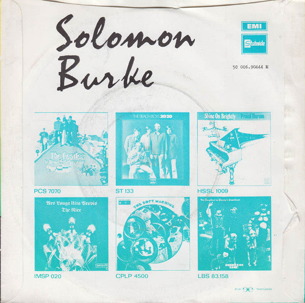 Solomon Burke : That Lucky Old Sun / How Big A Fool (Can A Fool Be) (7", Single)