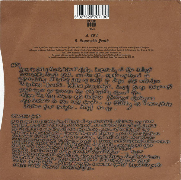 Subcircus : 86'd (7", Single, Ltd, Bro)