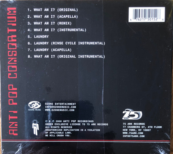 Antipop Consortium Featuring Pharoahe Monch And L.I.F.E. Long : What Am I? (CD, EP, Dig)