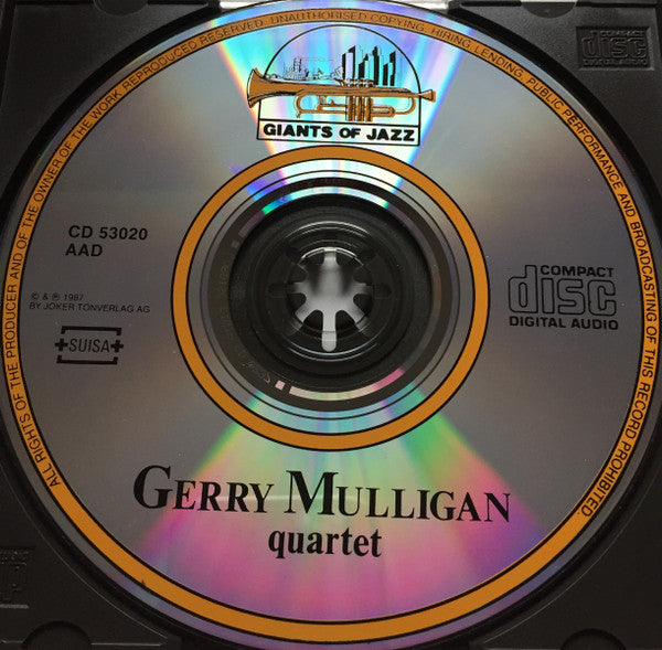 Gerry Mulligan Quartet : Paris, Salle Pleyel, June 1, 1954 (CD, Comp)