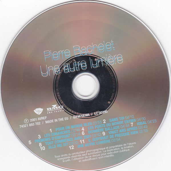 Pierre Bachelet : Une Autre Lumière (CD, Album)