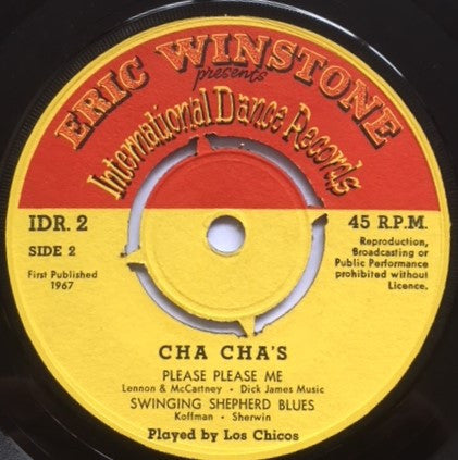 Eric Winstone And Los Chicos : Jive / Cha Cha's (7")