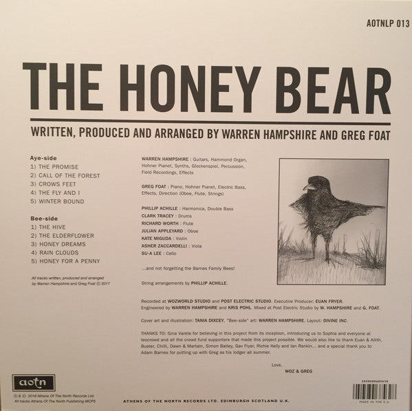 Hampshire* & Foat* : The Honey Bear (LP, Album, Ltd, Hon)