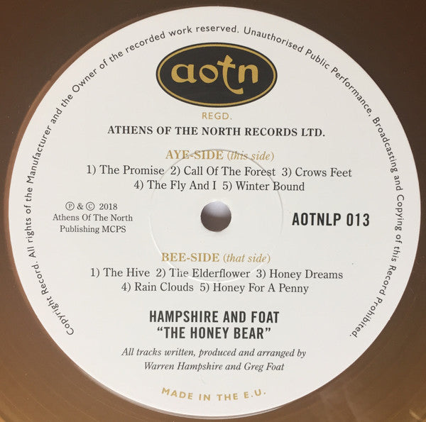 Hampshire* & Foat* : The Honey Bear (LP, Album, Ltd, Hon)