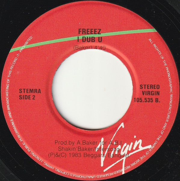 Freeez : I.O.U. (7", Single)