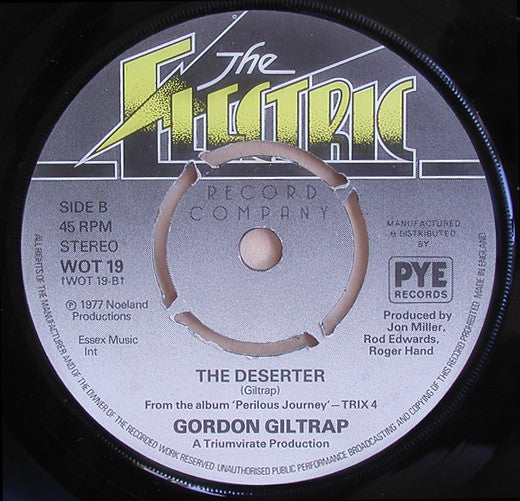 Gordon Giltrap : Heartsong (7", Single)