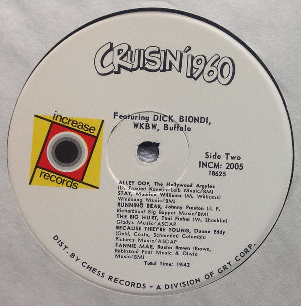 Various : Cruisin' 1960 (LP, Comp, Mixed)
