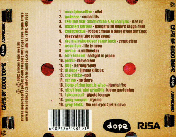 Various : Cape Of Good Dope (CD, Comp)