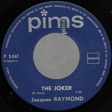 Jacques Raymond : The Joker  (7", Single)