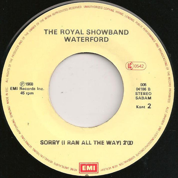 The Royal Showband Waterford : Huckle Buck/Sorry (I Ran All The Way) (7", Single, RE)
