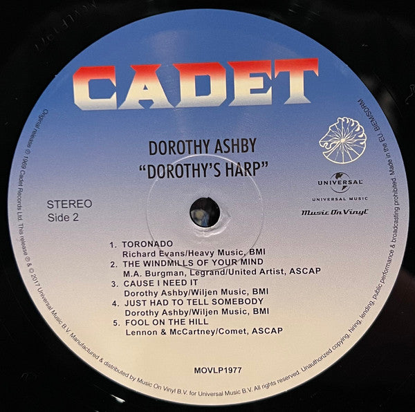 Dorothy Ashby : Dorothy's Harp (LP, Album, RE, 180)