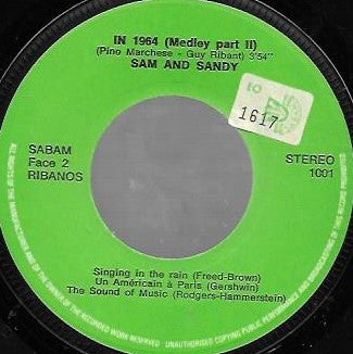 Sam & Sandy : In 1964 (7")