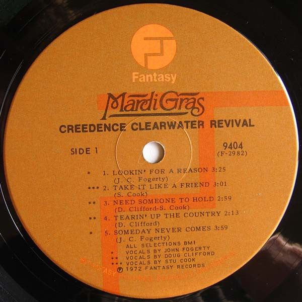 Creedence Clearwater Revival : Mardi Gras (LP, Album, Roc)