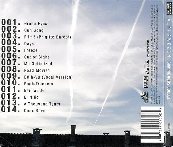 Alphawezen : Comme Vous Voulez (CD, Album)